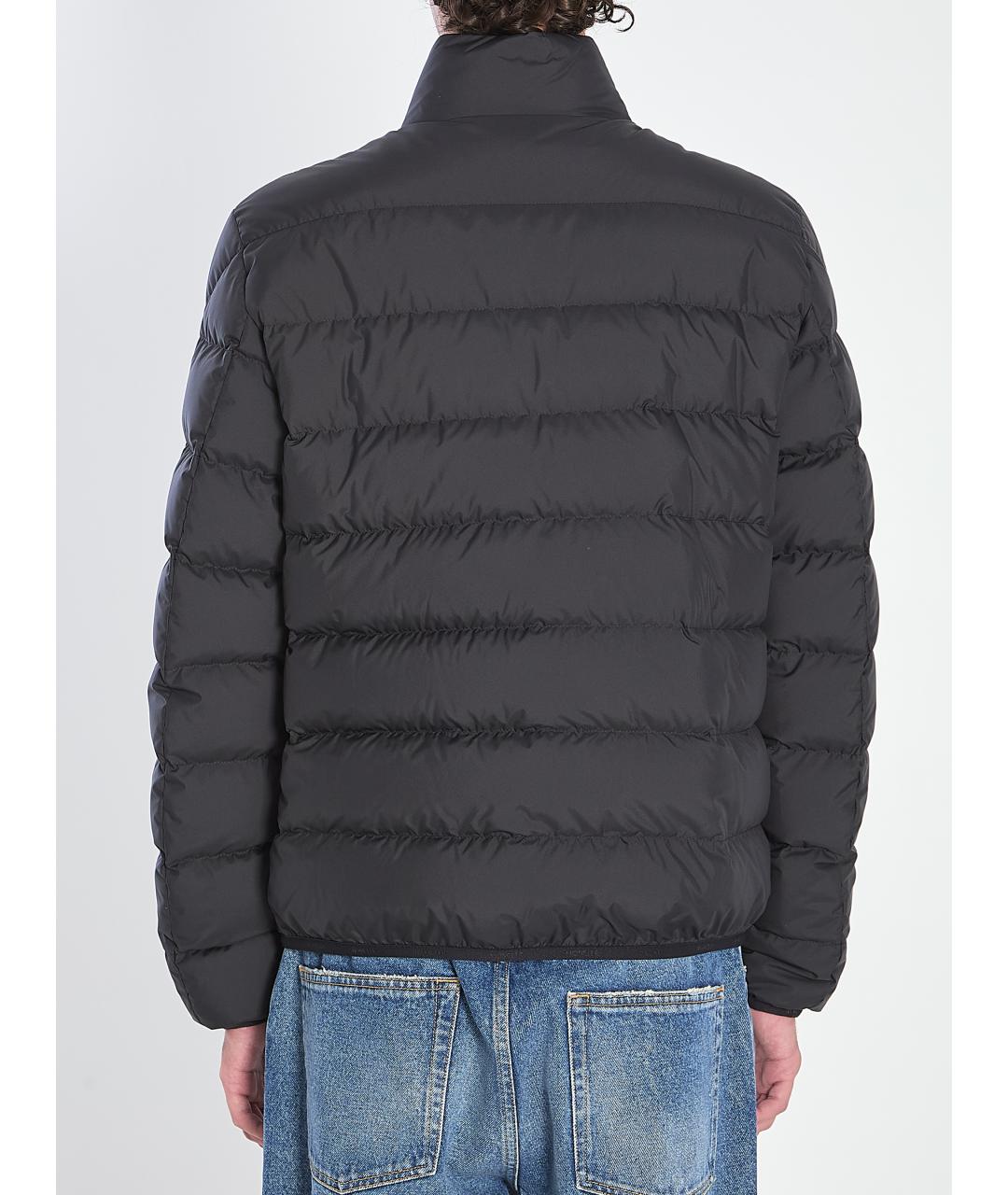 MONCLER Черная полиэстеровая куртка, фото 5