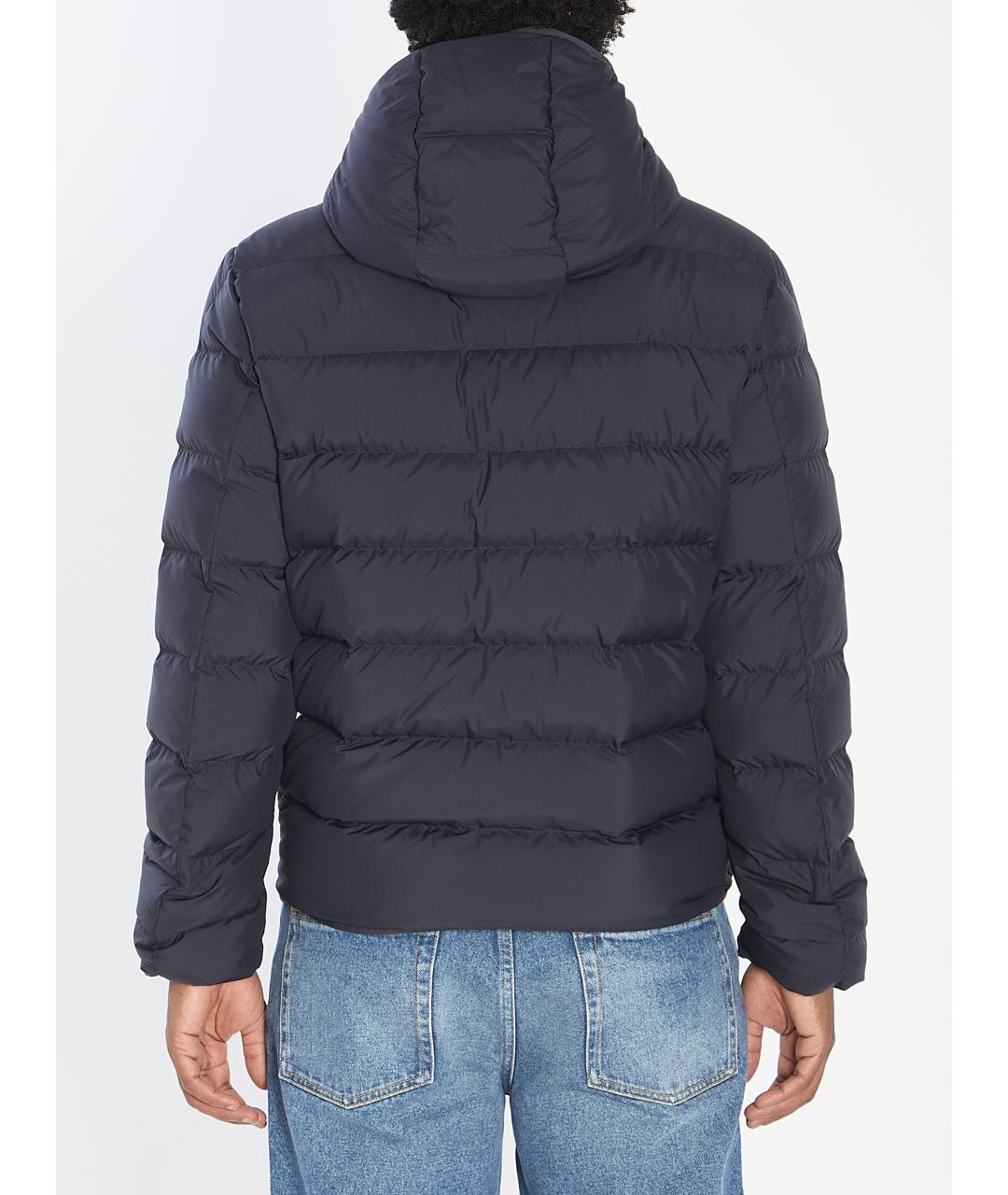 MONCLER Синяя синтетическая куртка, фото 5