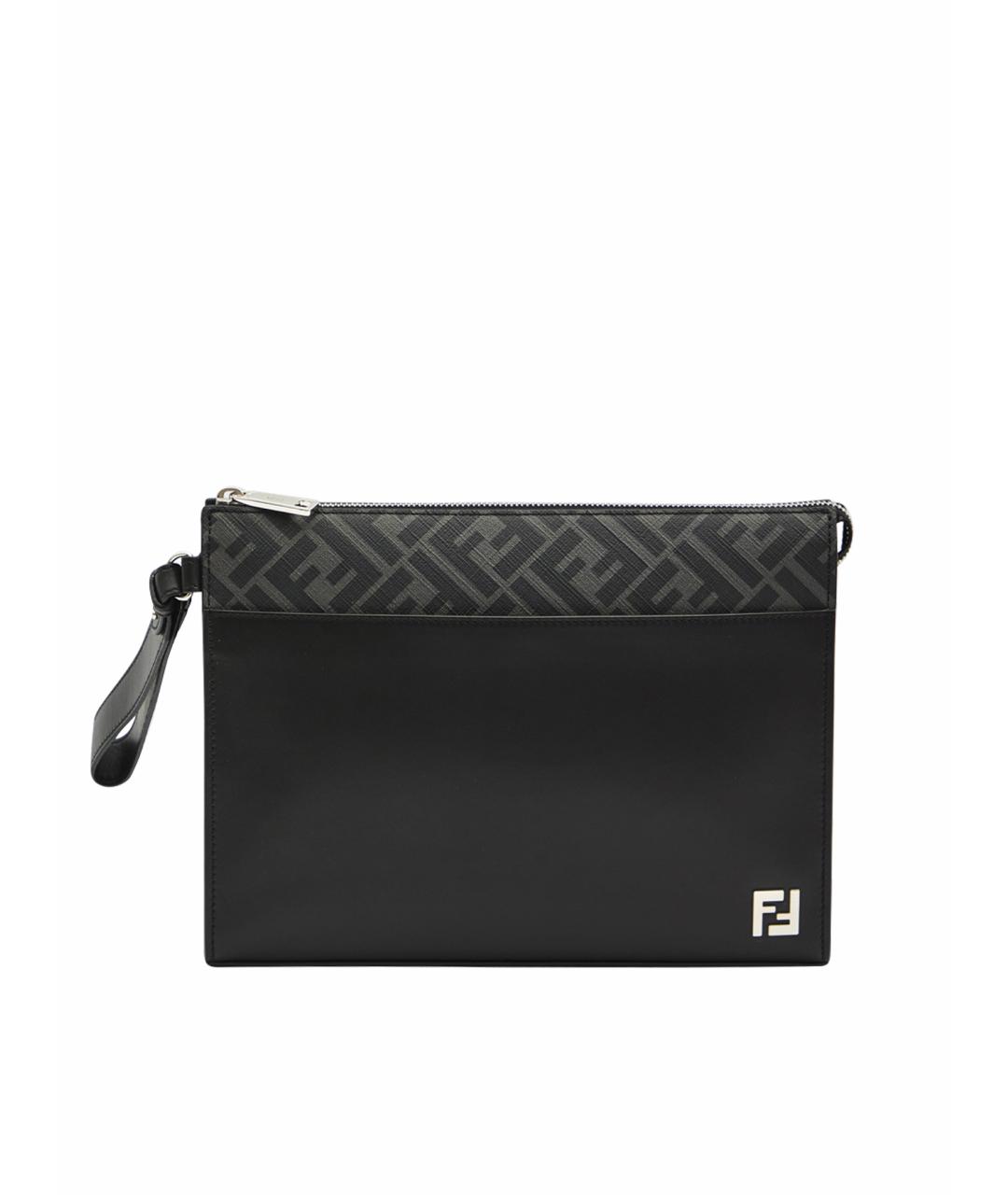 FENDI Черная барсетка, фото 1