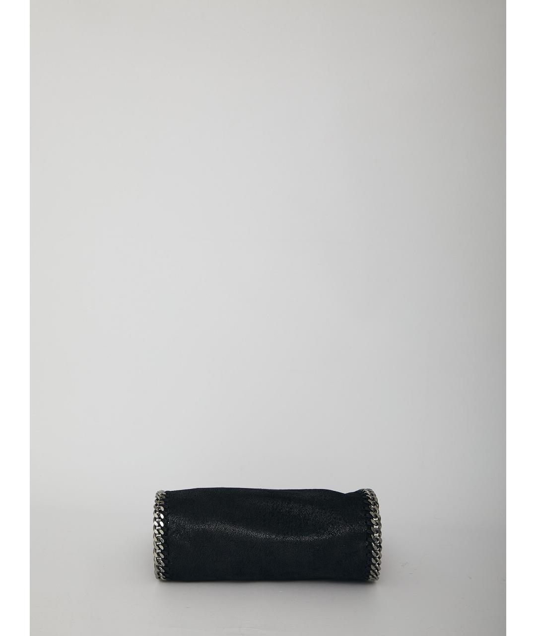 STELLA MCCARTNEY Черная синтетическая сумка тоут, фото 4