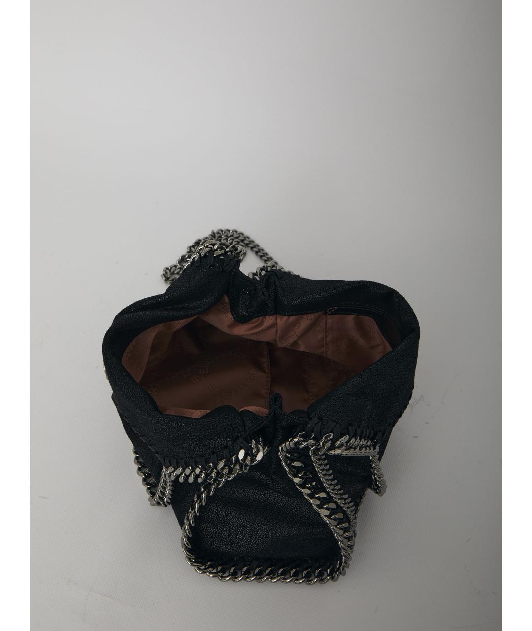 STELLA MCCARTNEY Черная синтетическая сумка тоут, фото 5