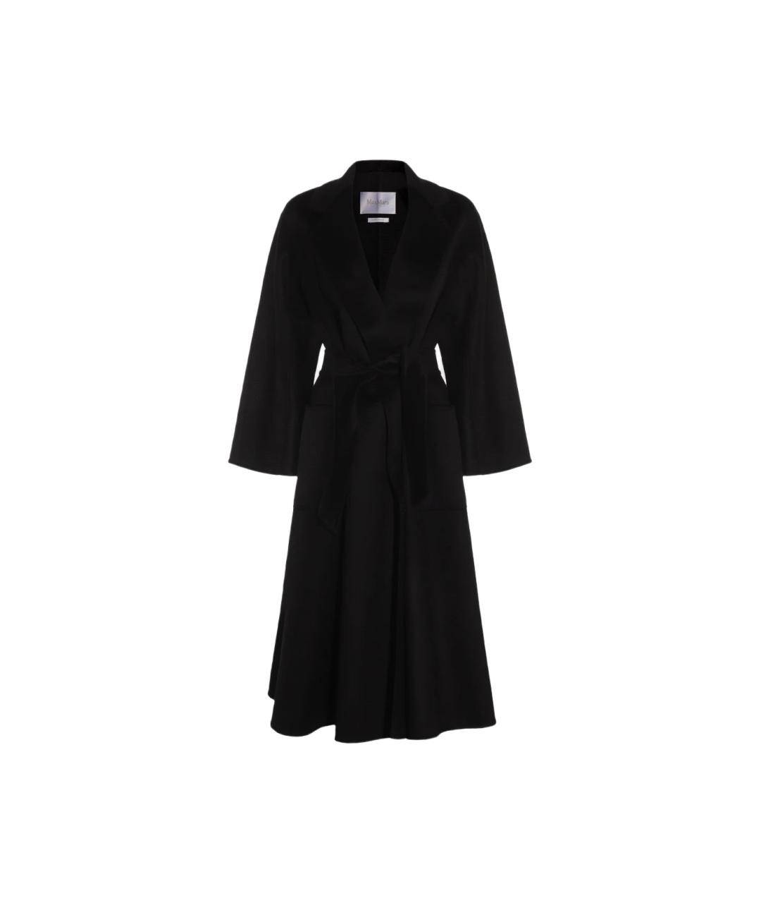 MAX MARA Черное кашемировое пальто, фото 6