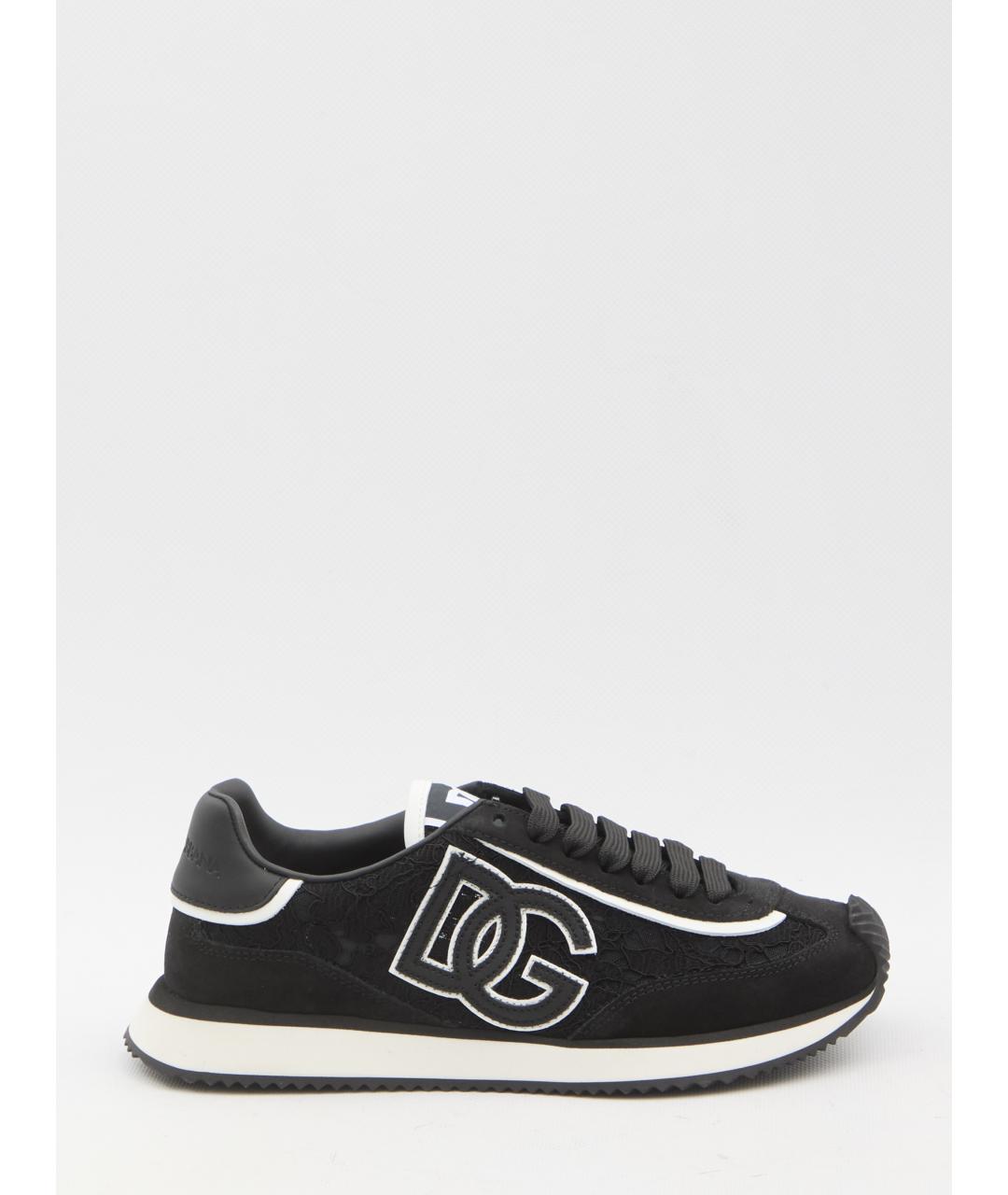 DOLCE&GABBANA Черные кроссовки, фото 7