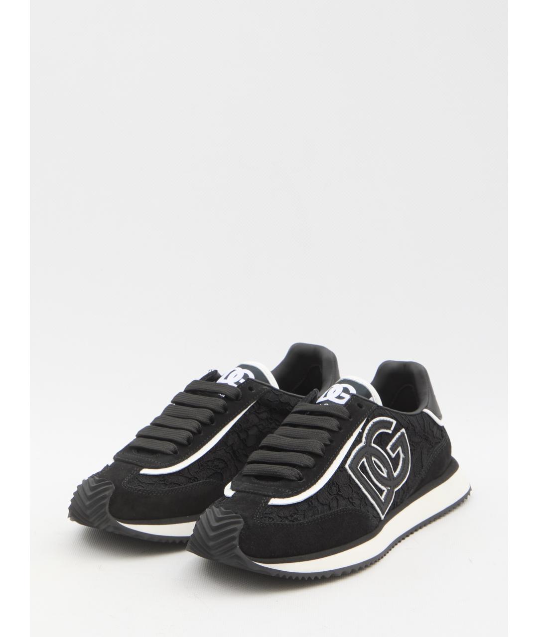 DOLCE&GABBANA Черные кроссовки, фото 3