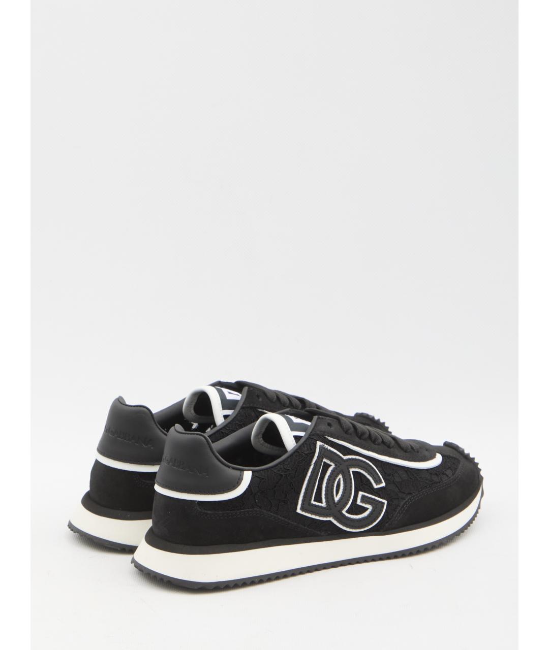 DOLCE&GABBANA Черные кроссовки, фото 4
