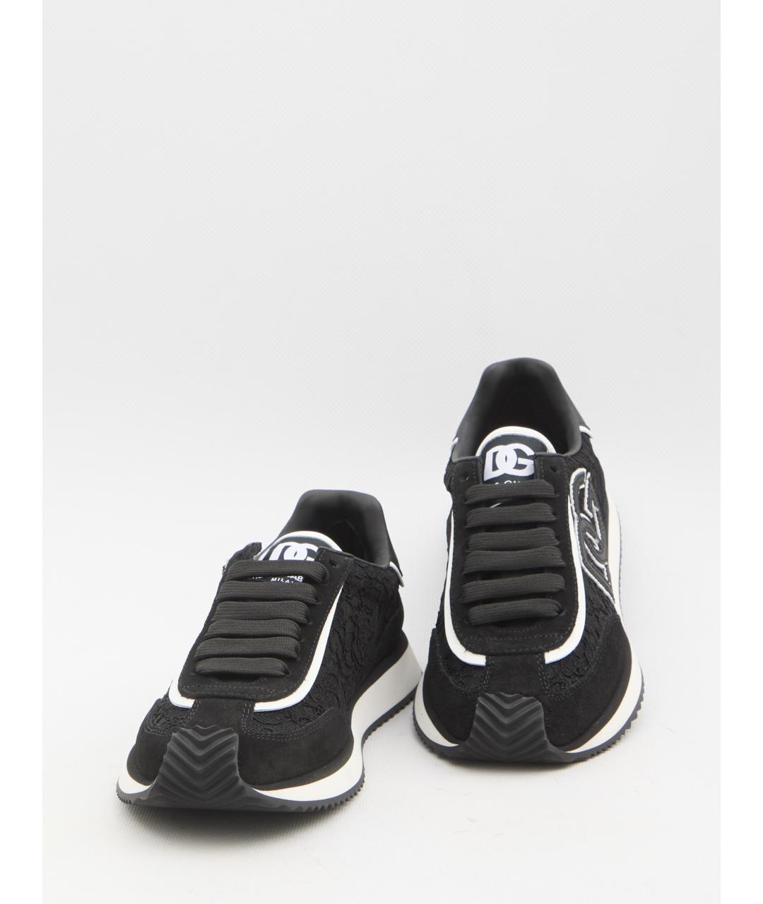 DOLCE&GABBANA Черные кроссовки, фото 6
