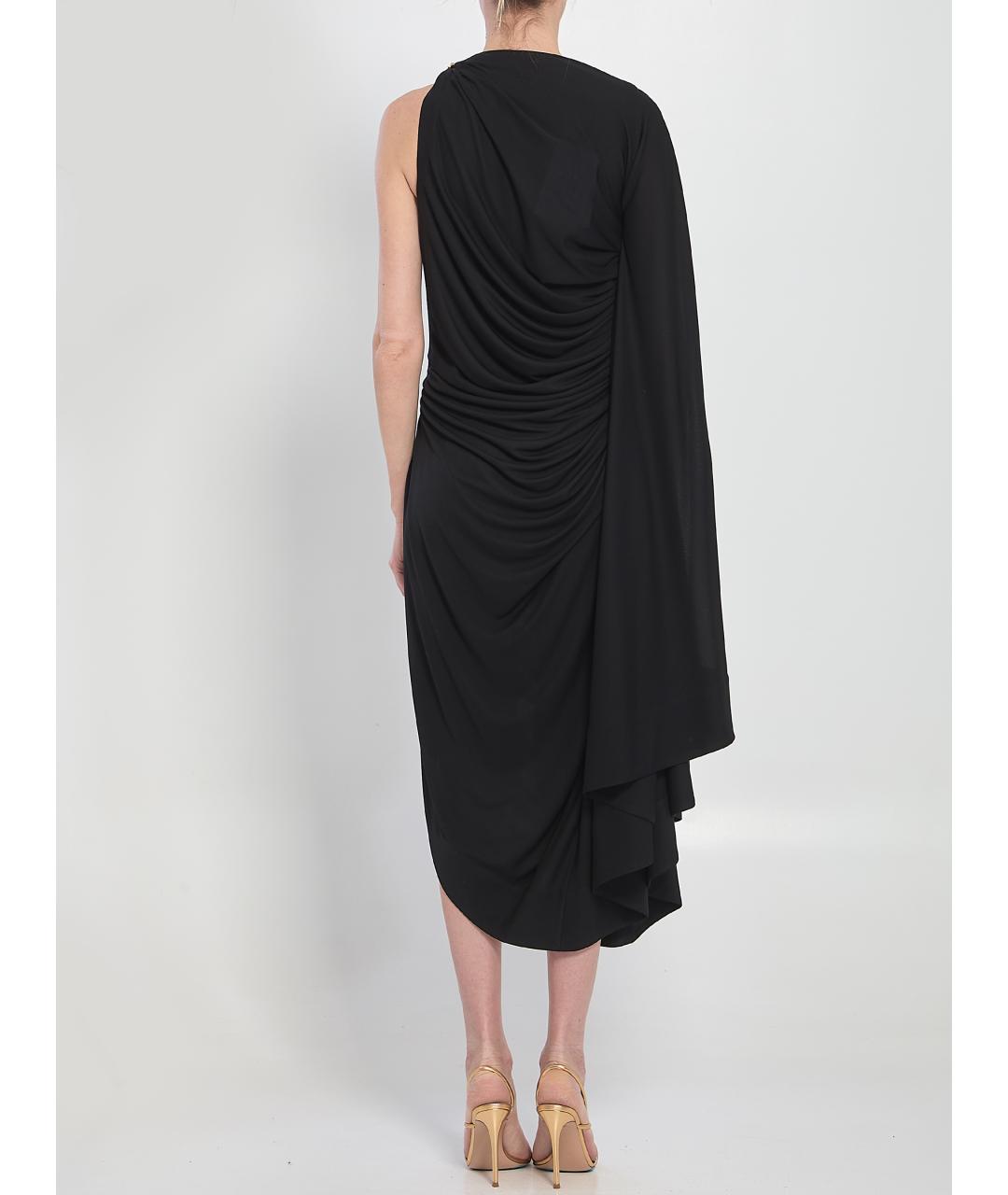 BOTTEGA VENETA Черное вискозное платье, фото 5