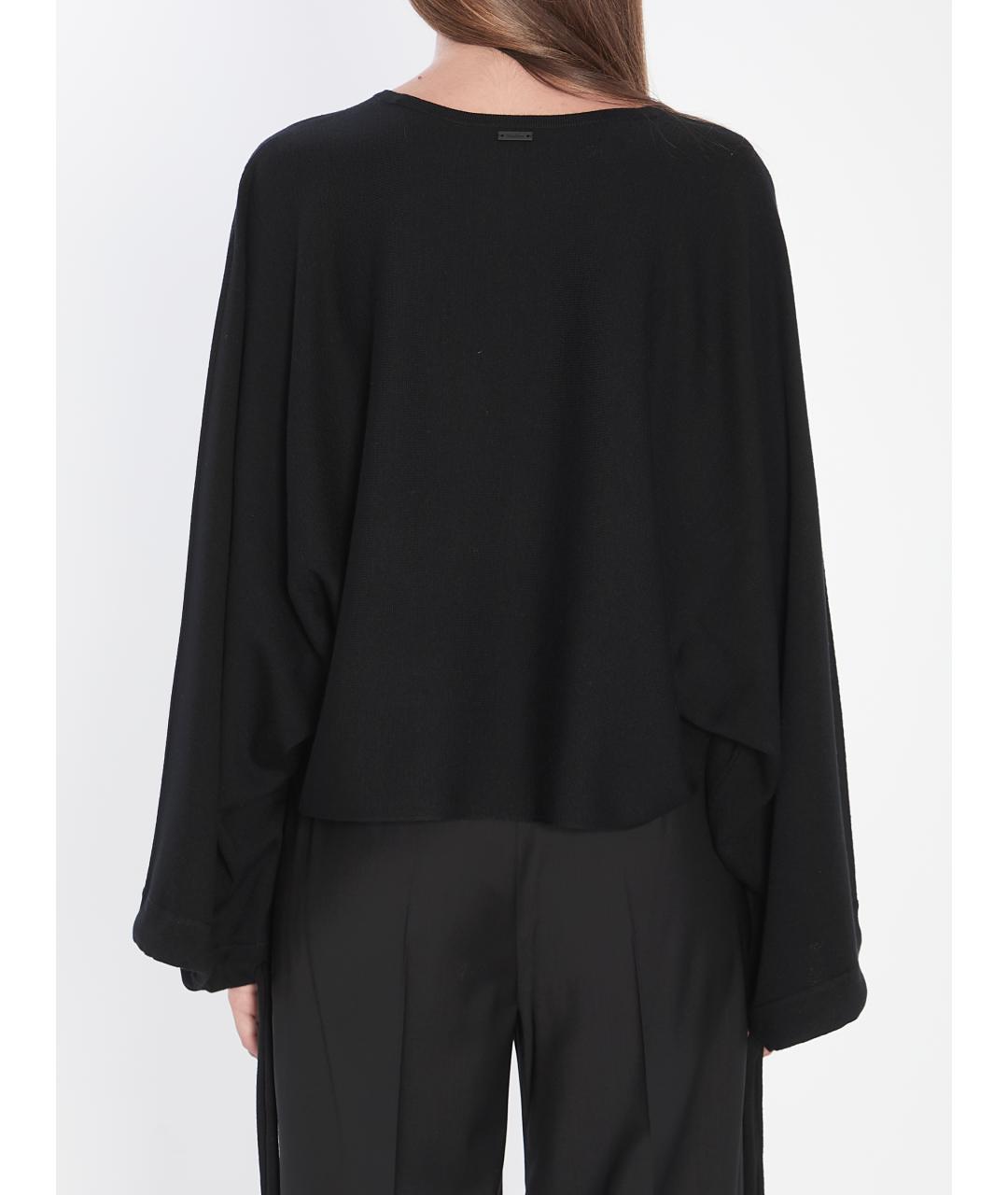 MAX MARA Черный шерстяной джемпер / свитер, фото 4