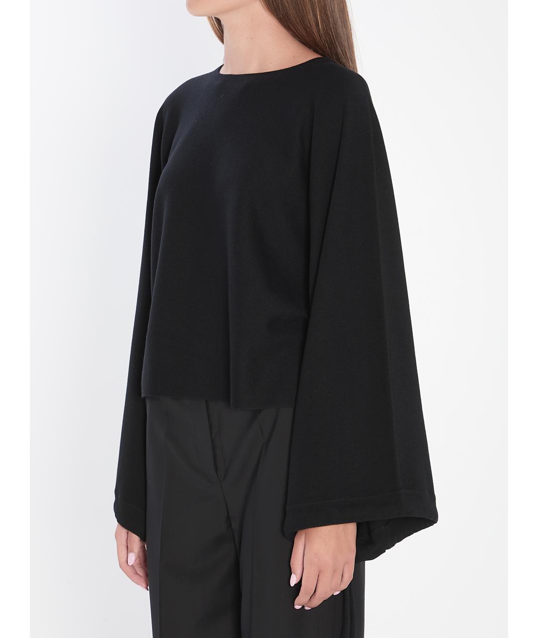 MAX MARA Черный шерстяной джемпер / свитер, фото 2