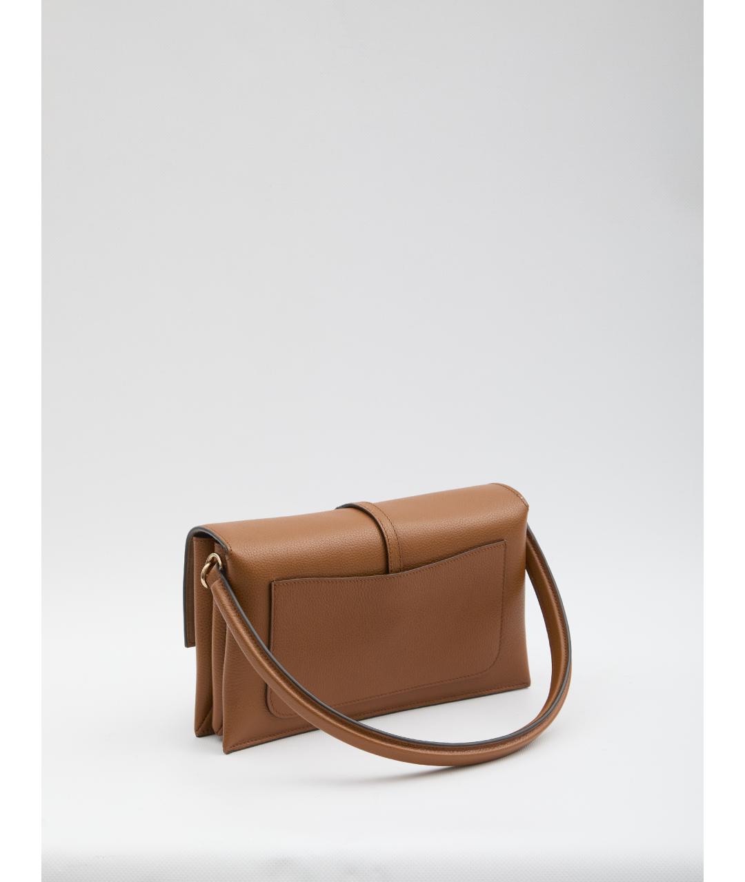 TOD'S Коричневая кожаная сумка через плечо, фото 3