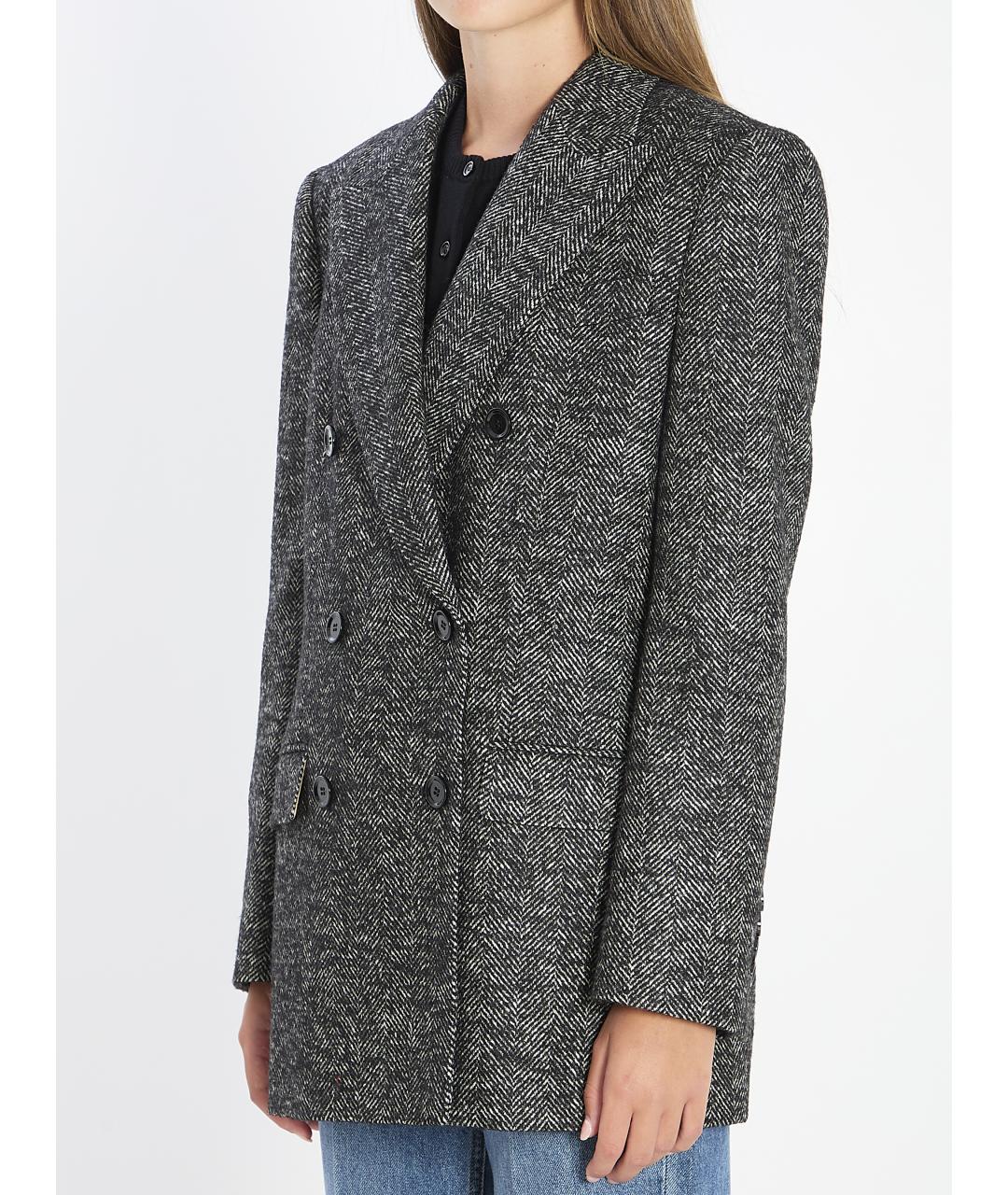 DOLCE&GABBANA Серый шерстяной жакет/пиджак, фото 3