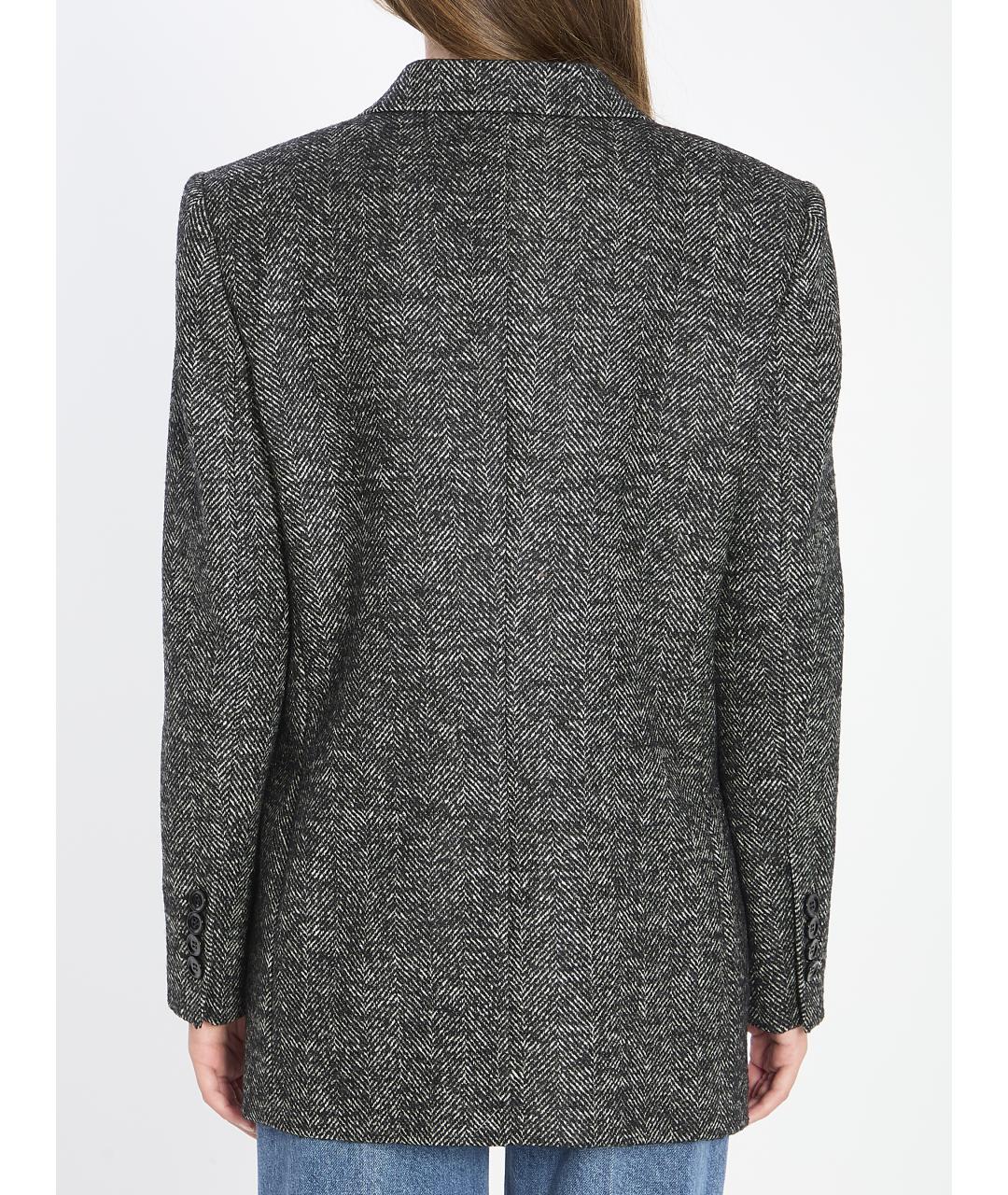 DOLCE&GABBANA Серый шерстяной жакет/пиджак, фото 5