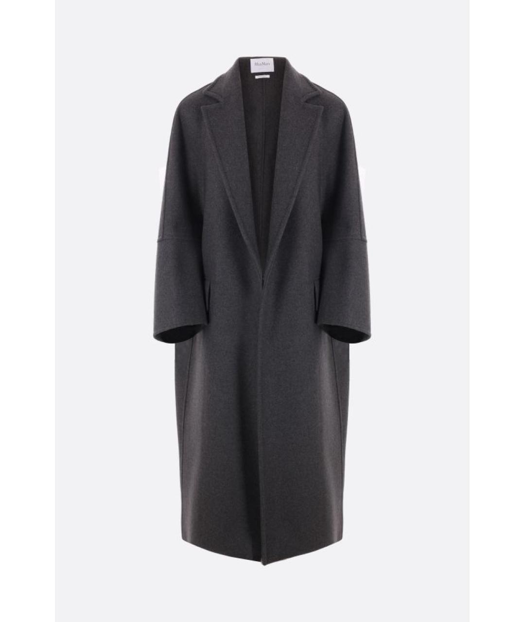 MAX MARA Серое шерстяное пальто, фото 6