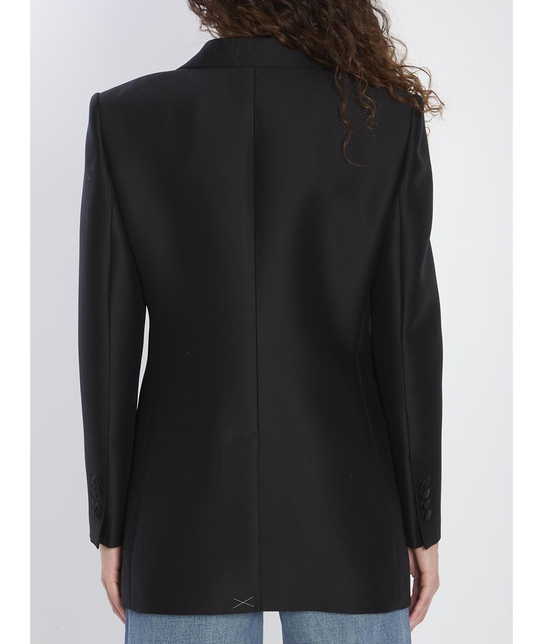 DOLCE&GABBANA Черный шерстяной жакет/пиджак, фото 5