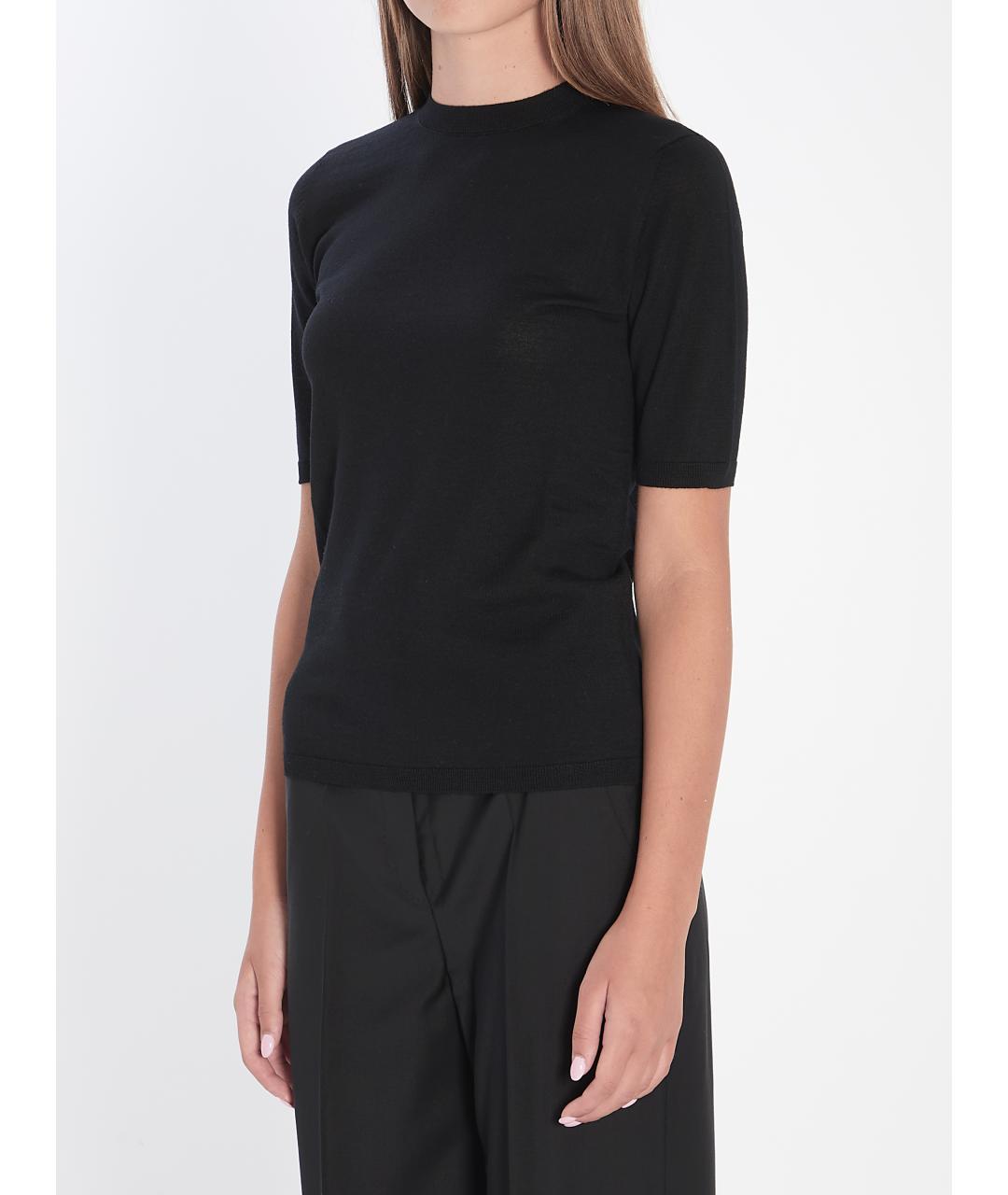 MAX MARA Черный шерстяной джемпер / свитер, фото 2