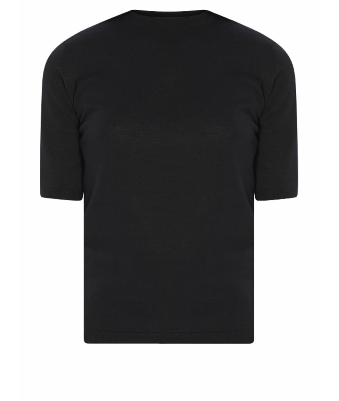 MAX MARA Черный шерстяной джемпер / свитер, фото 1