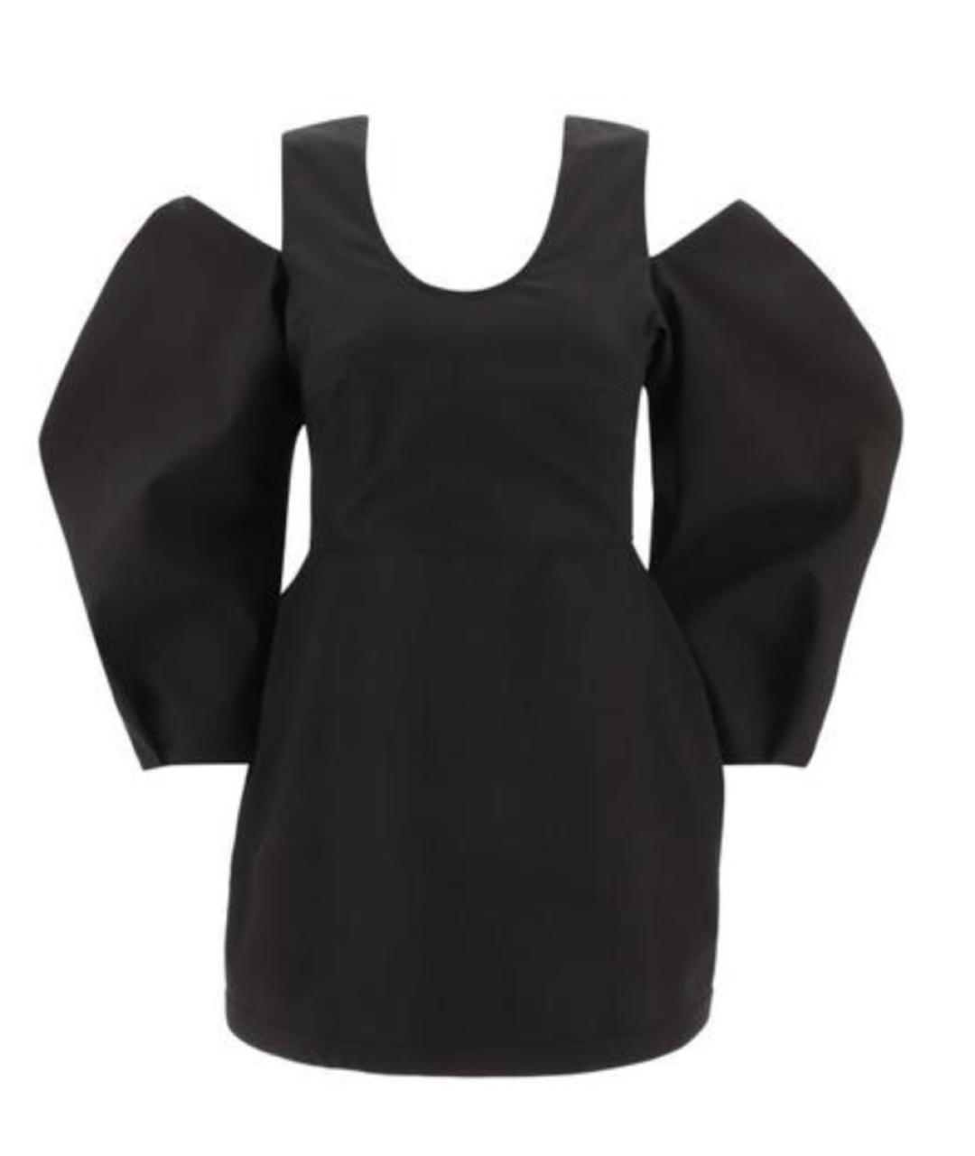 JIL SANDER Черная хлопковая блузы, фото 1
