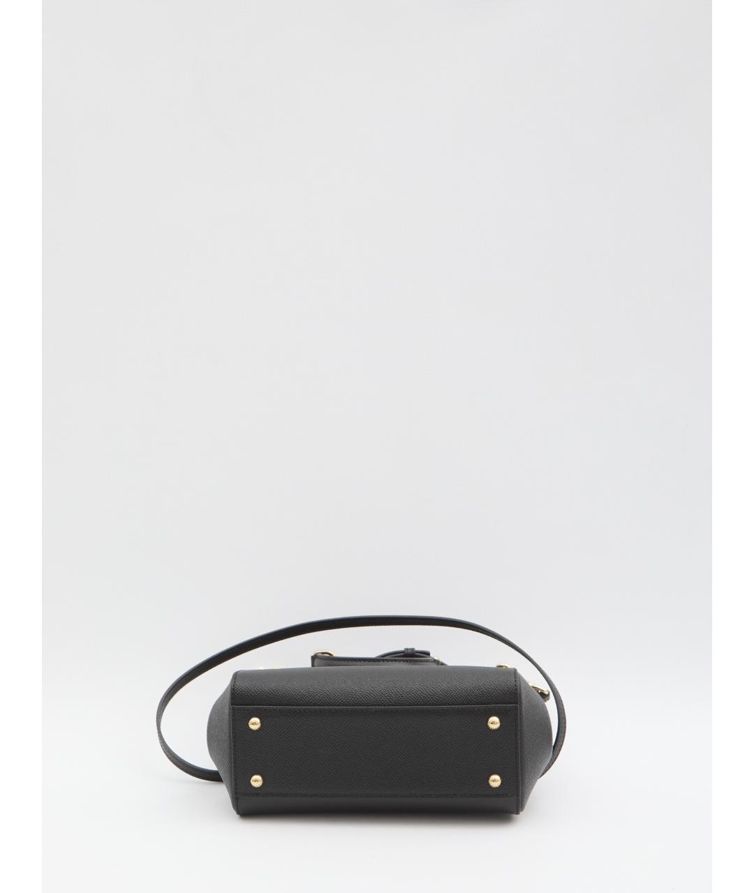 DOLCE&GABBANA Черная сумка с короткими ручками, фото 3