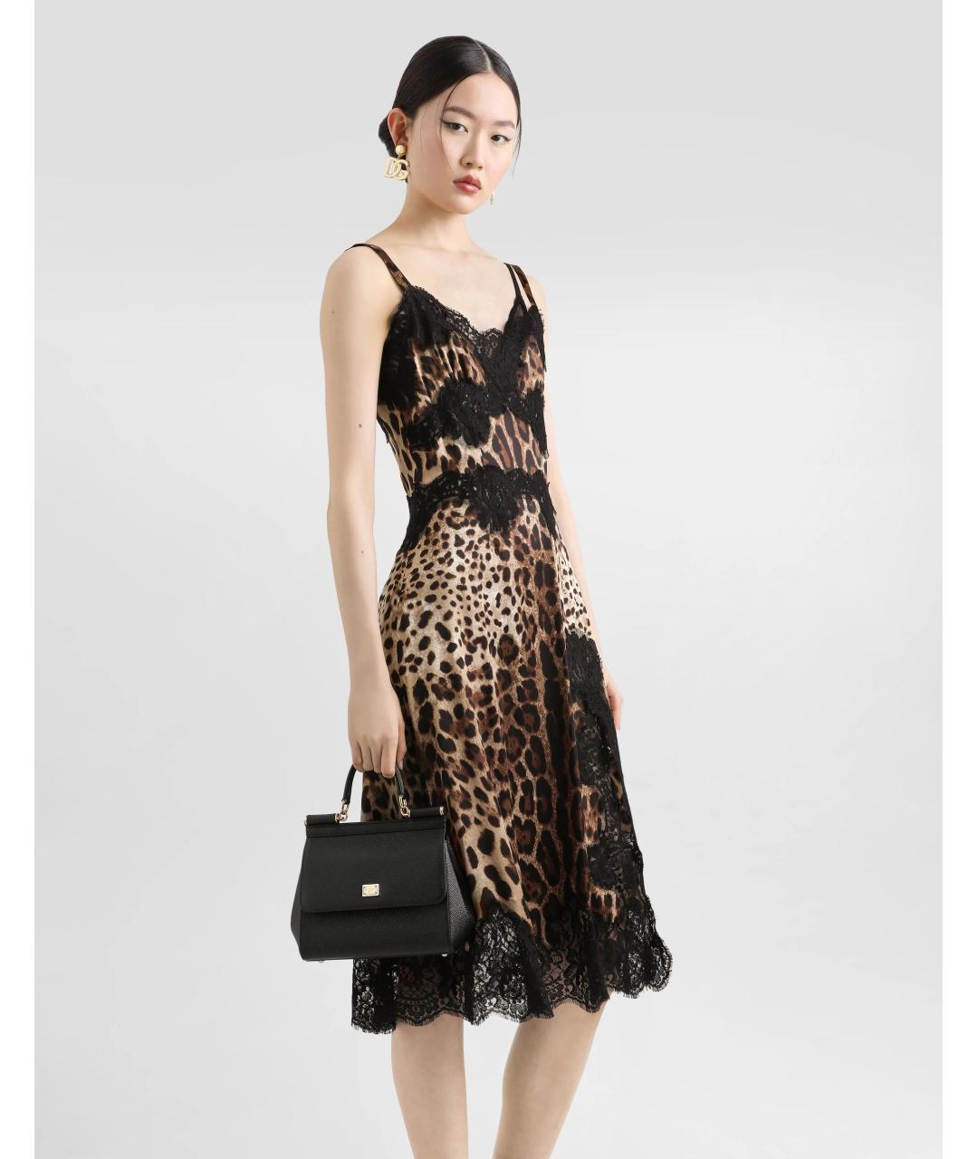 DOLCE&GABBANA Черная сумка с короткими ручками, фото 5