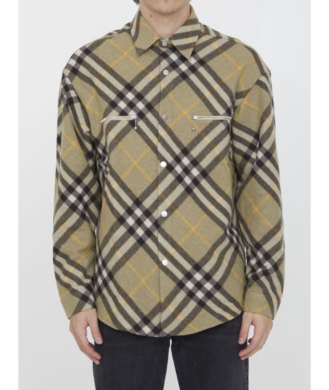 BURBERRY Мульти шерстяная куртка, фото 2