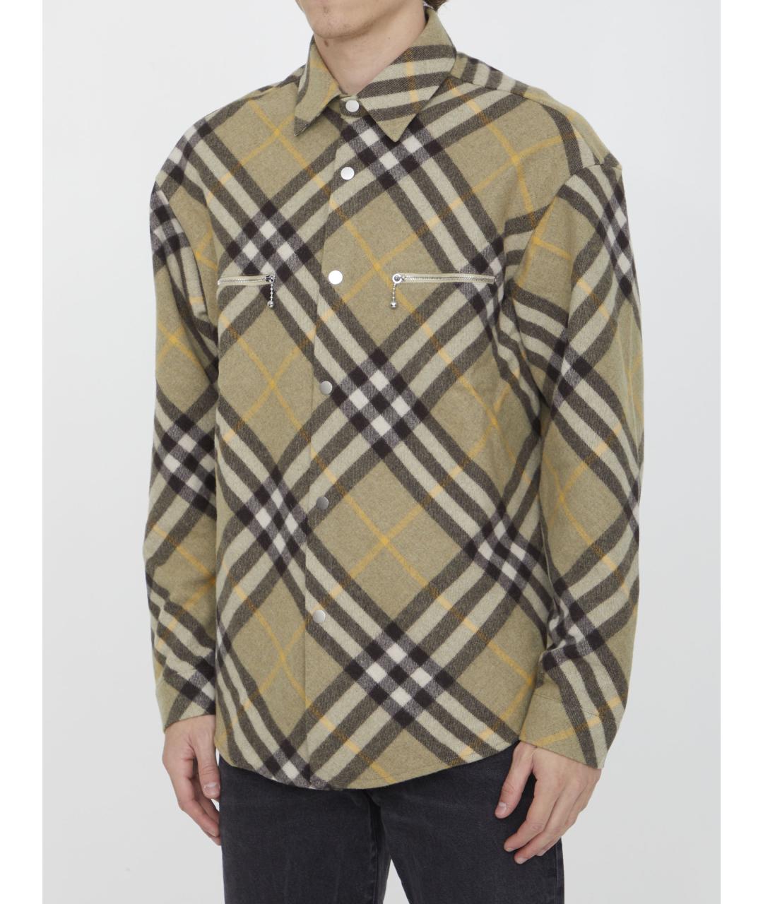BURBERRY Мульти шерстяная куртка, фото 3