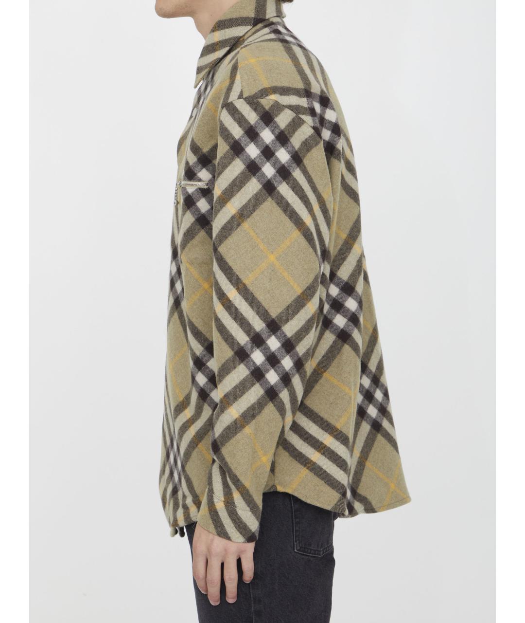BURBERRY Мульти шерстяная куртка, фото 4