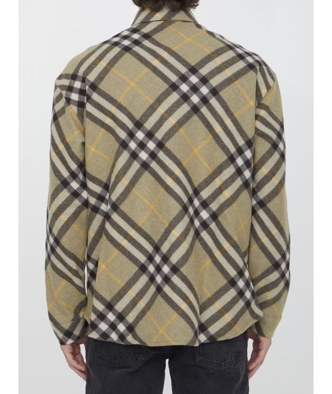 BURBERRY Мульти шерстяная куртка, фото 5