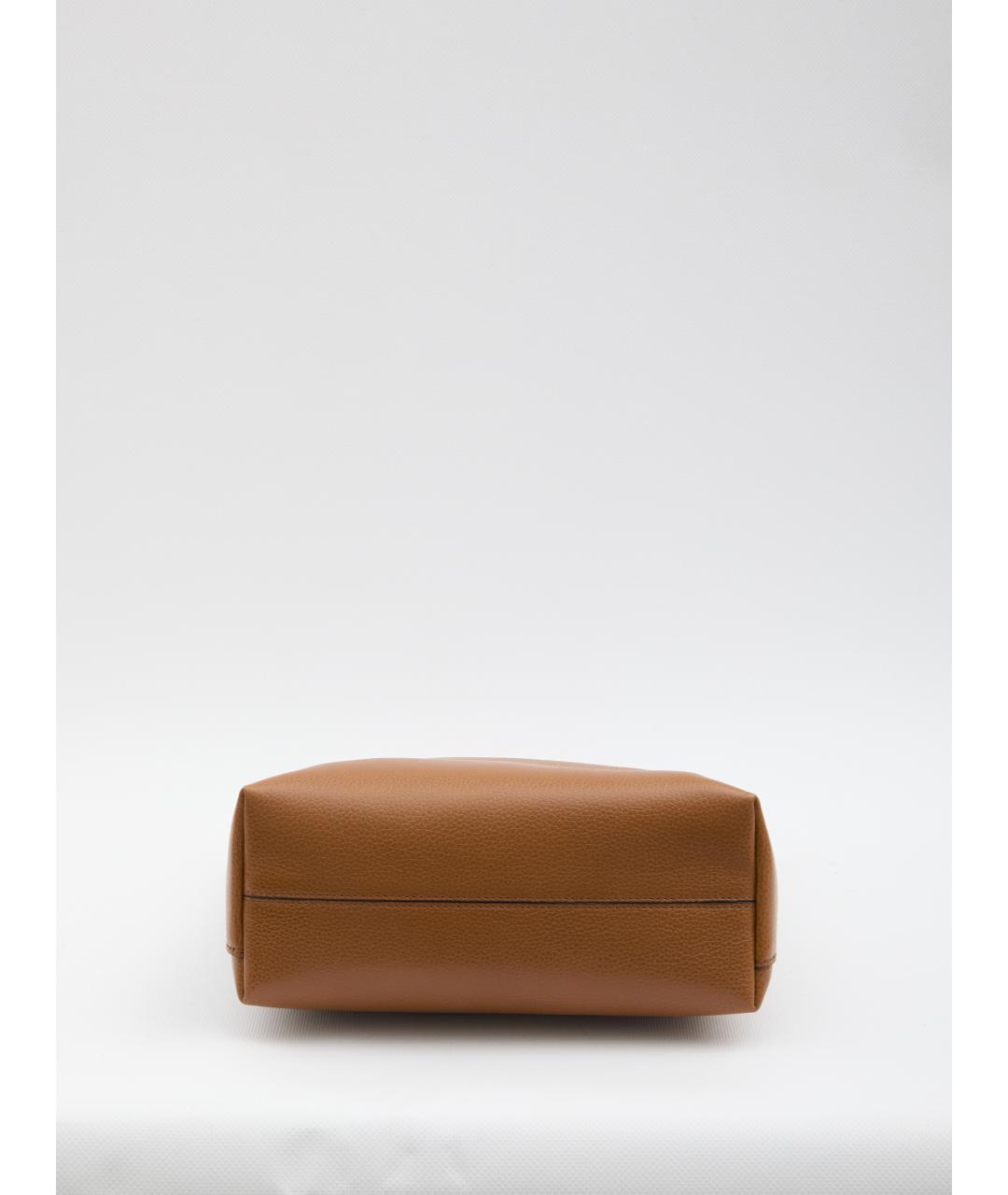 TOD'S Коричневая кожаная сумка через плечо, фото 3
