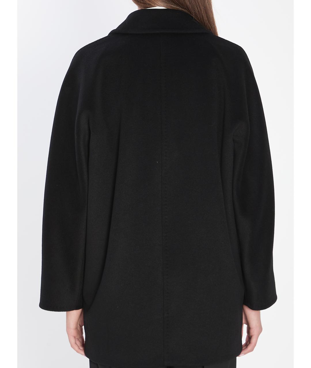MAX MARA Черное шерстяное пальто, фото 5