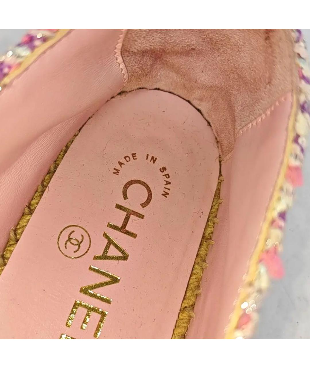 CHANEL Розовые эспадрильи, фото 6