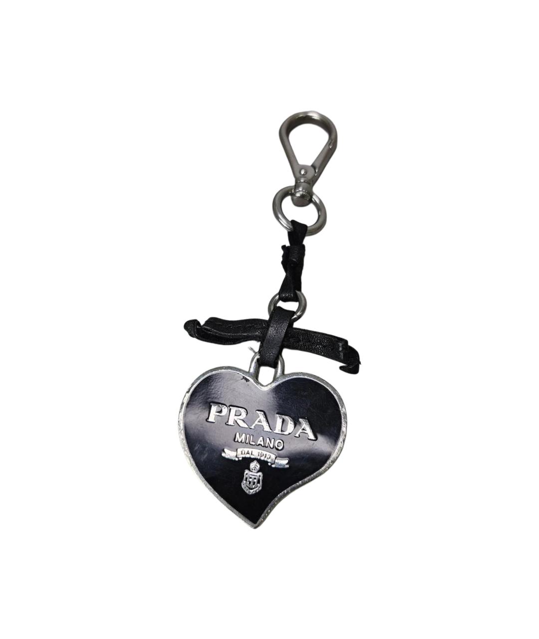 PRADA Черный брелок, фото 3