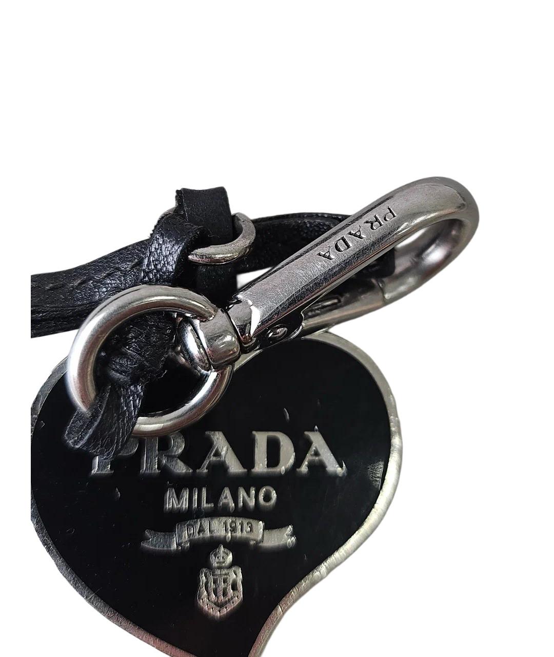 PRADA Черный брелок, фото 4