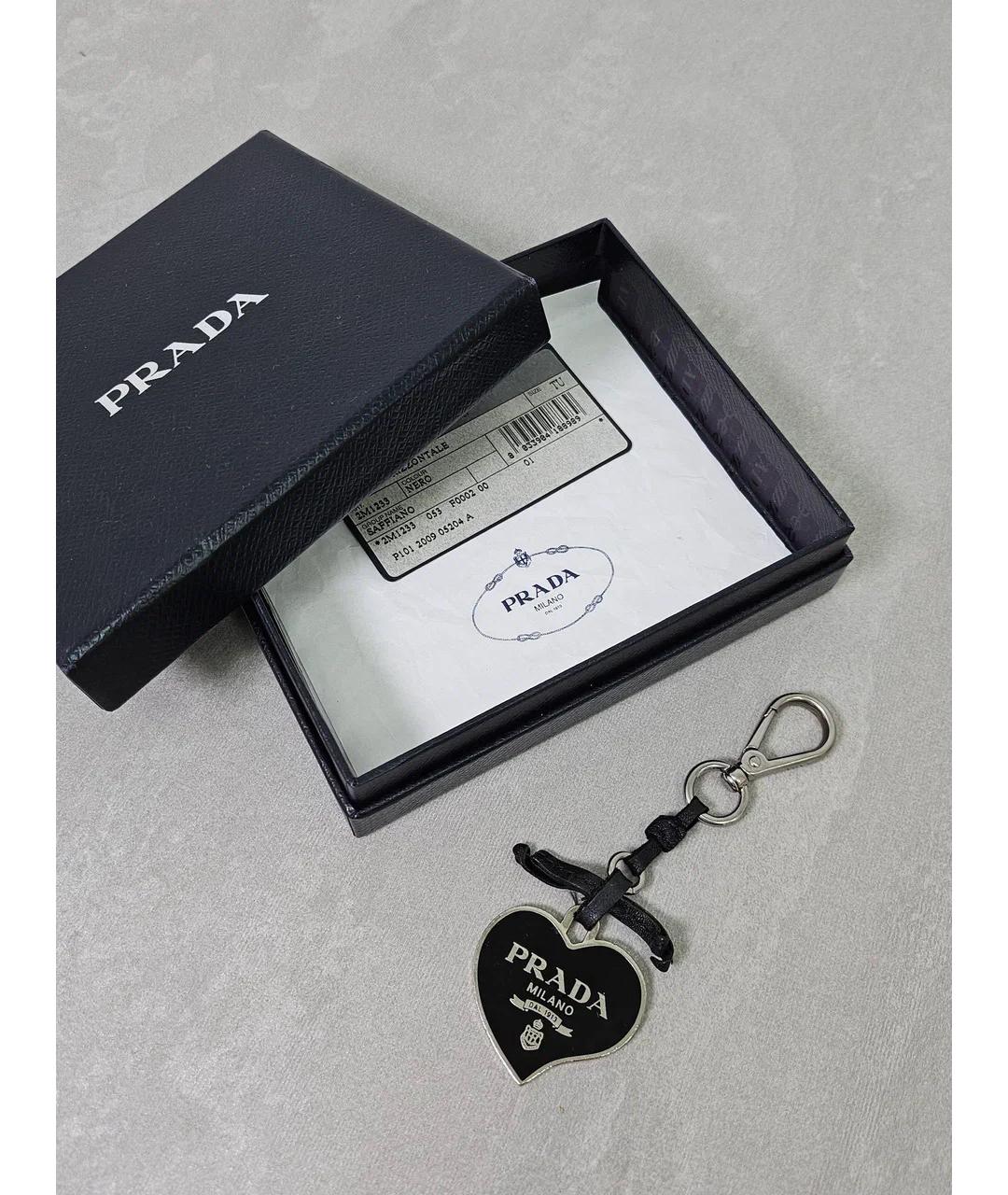 PRADA Черный брелок, фото 5
