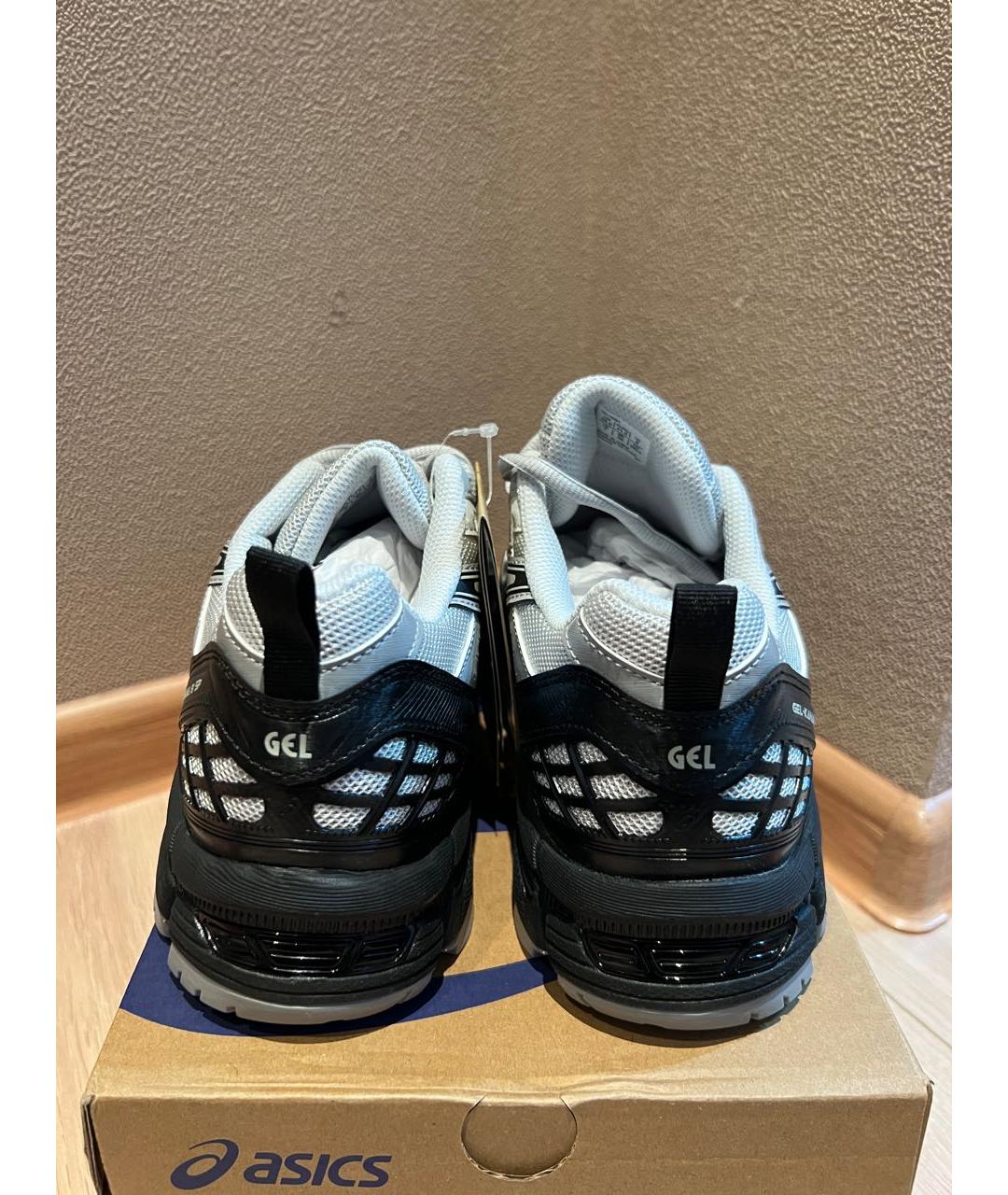 ASICS Серые текстильные низкие кроссовки / кеды, фото 4