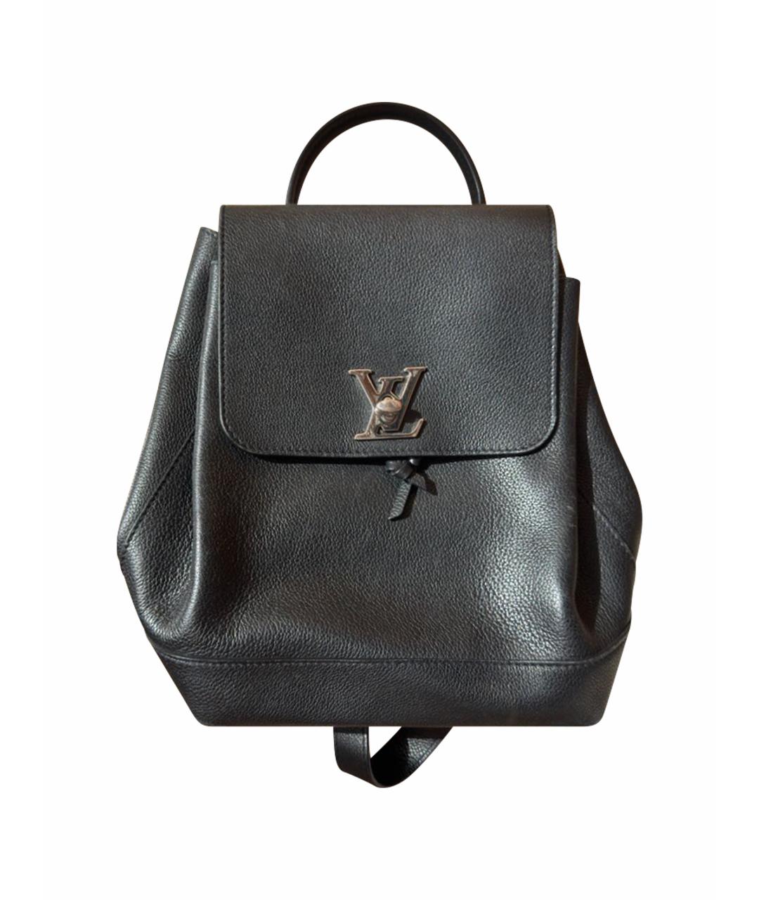 LOUIS VUITTON Черный кожаный рюкзак, фото 1