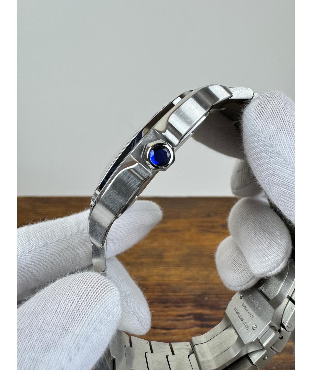 CARTIER Зеленые часы, фото 4
