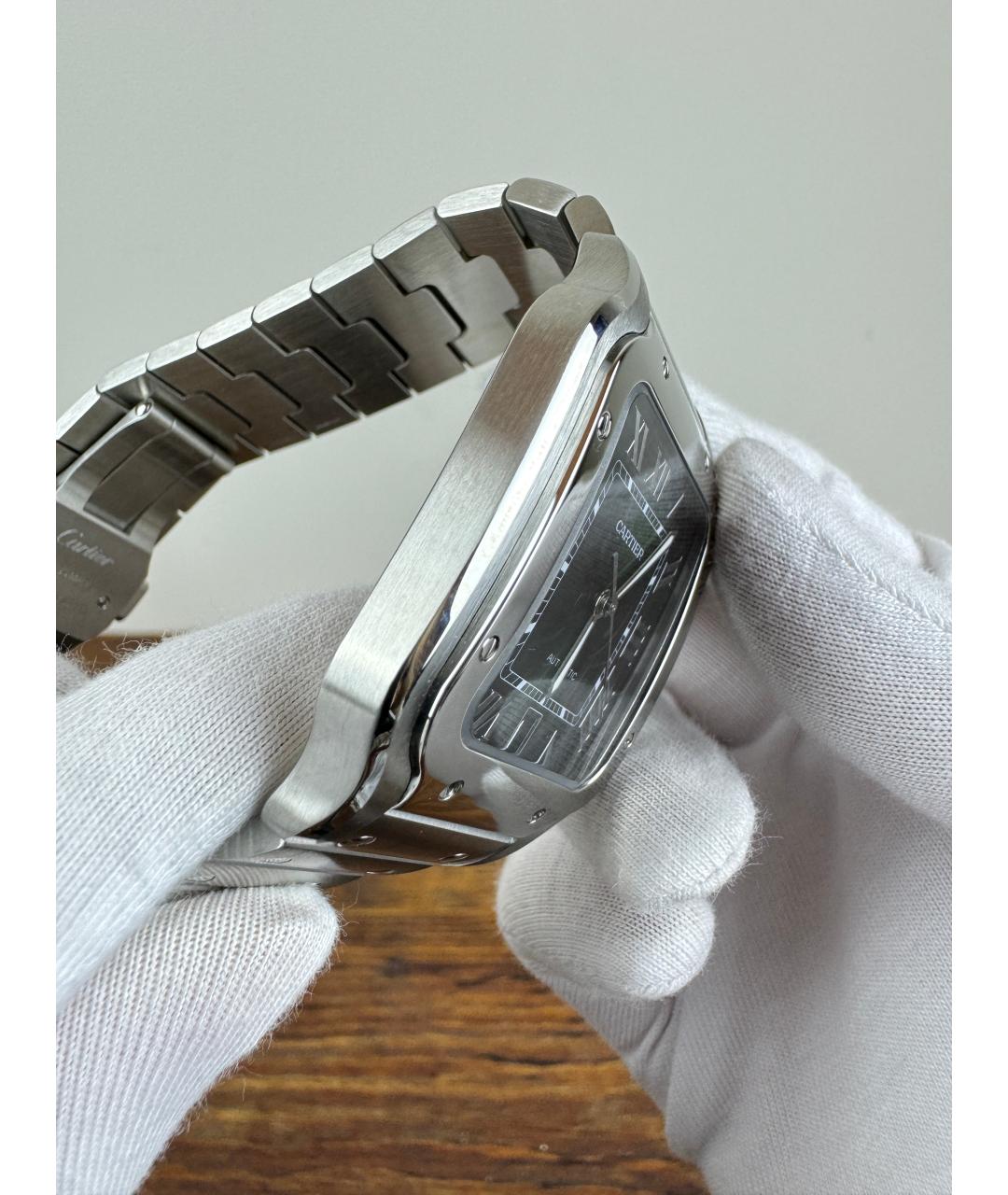 CARTIER Зеленые часы, фото 5