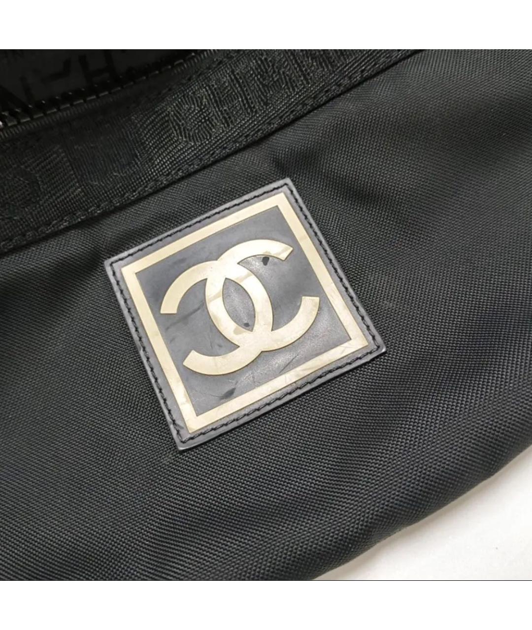 CHANEL Черная поясная сумка, фото 8