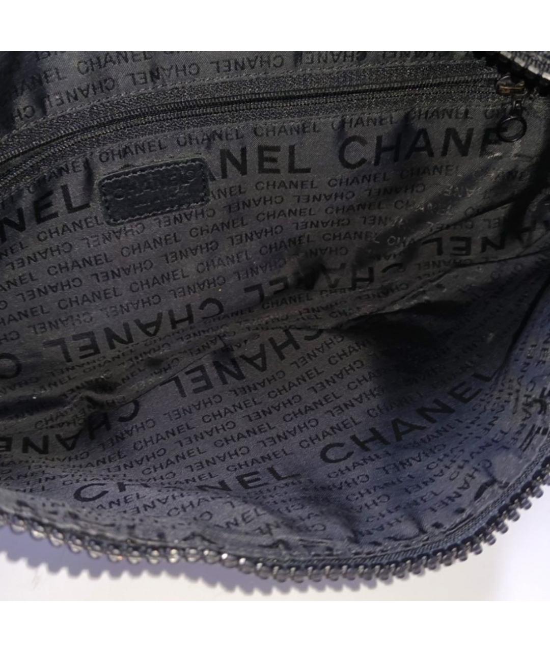 CHANEL Черная поясная сумка, фото 7