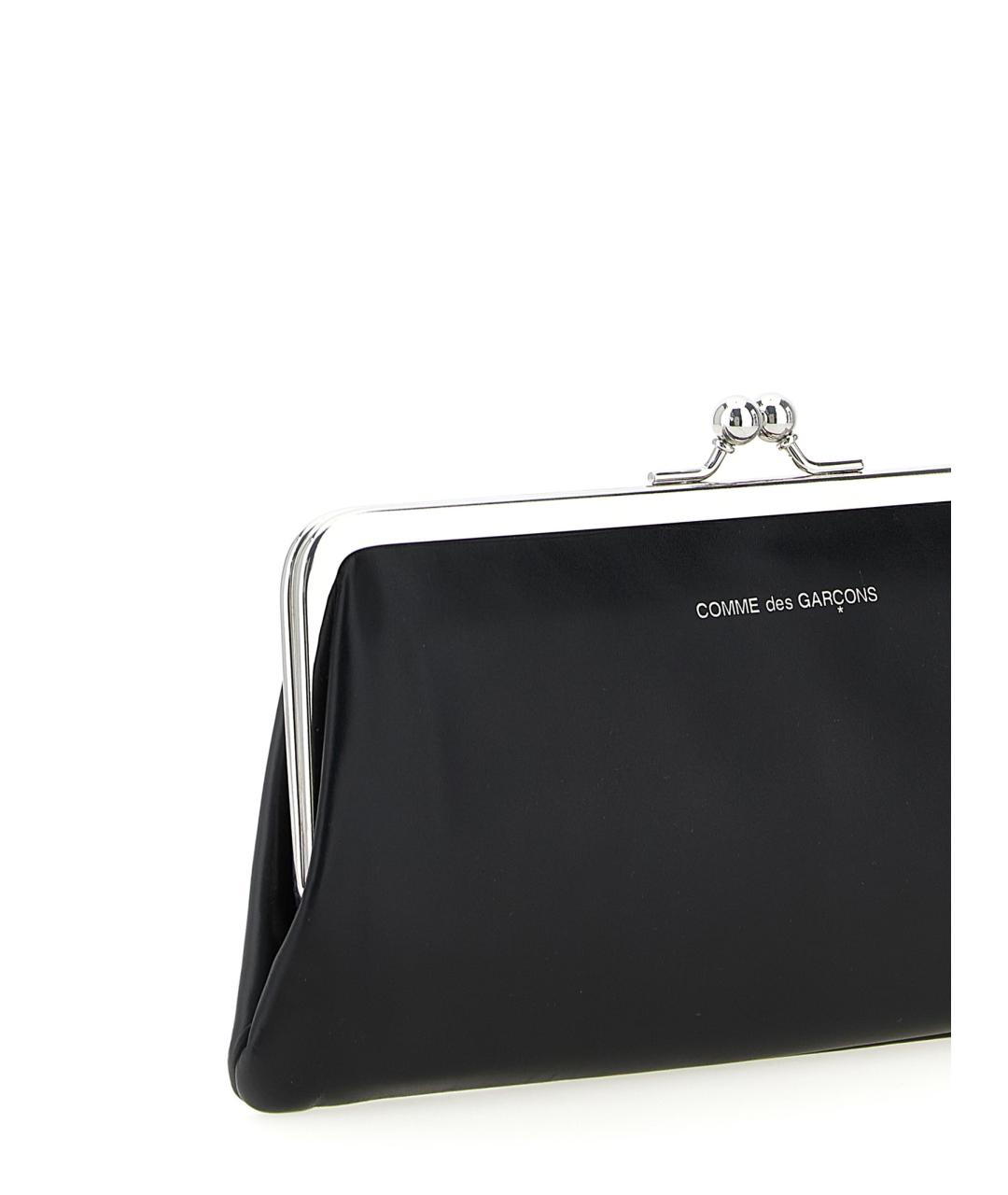 COMME DES GARÇONS WALLET Черный кожаный кошелек, фото 3
