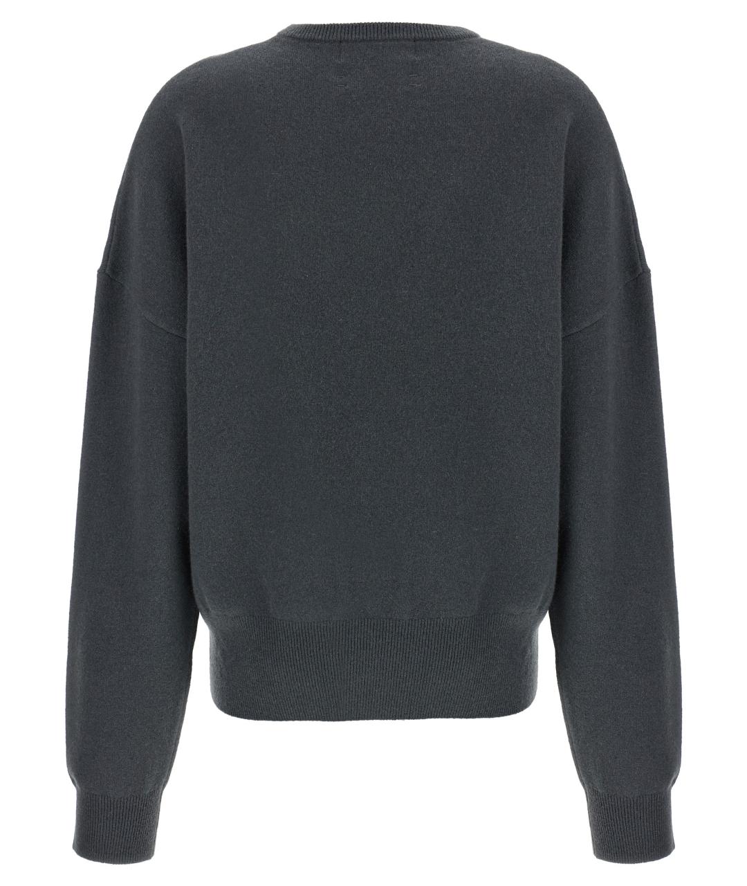 EXTREME CASHMERE Антрацитовый кашемировый джемпер / свитер, фото 2