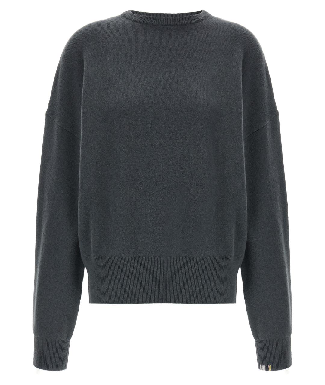 EXTREME CASHMERE Антрацитовый кашемировый джемпер / свитер, фото 1