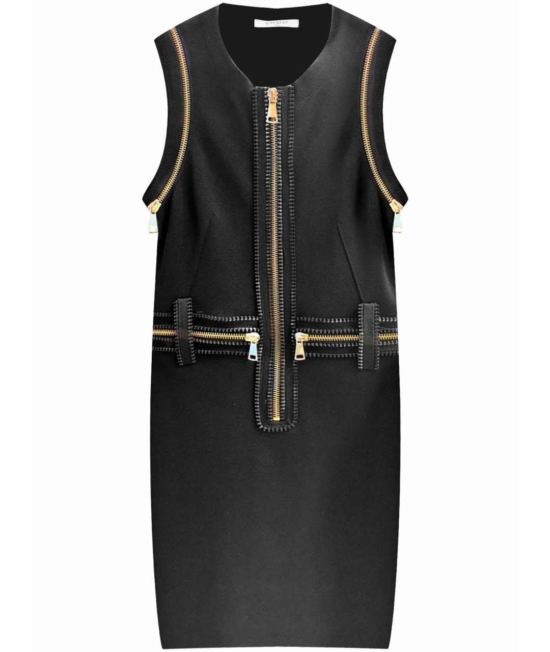 GIVENCHY Черное вискозное коктейльное платье, фото 1