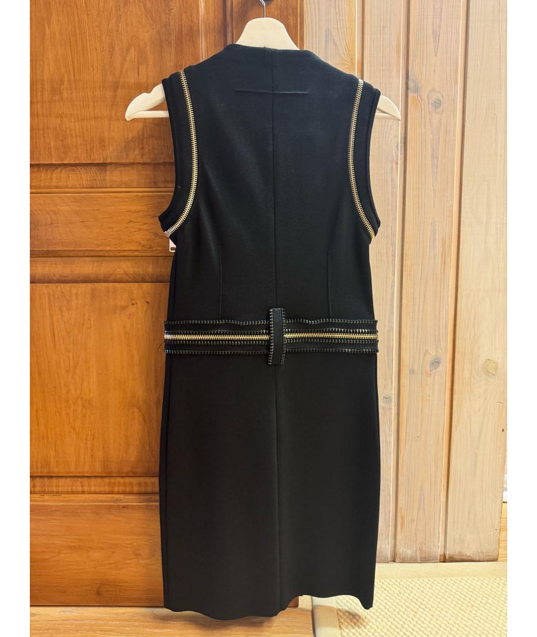 GIVENCHY Черное вискозное коктейльное платье, фото 2
