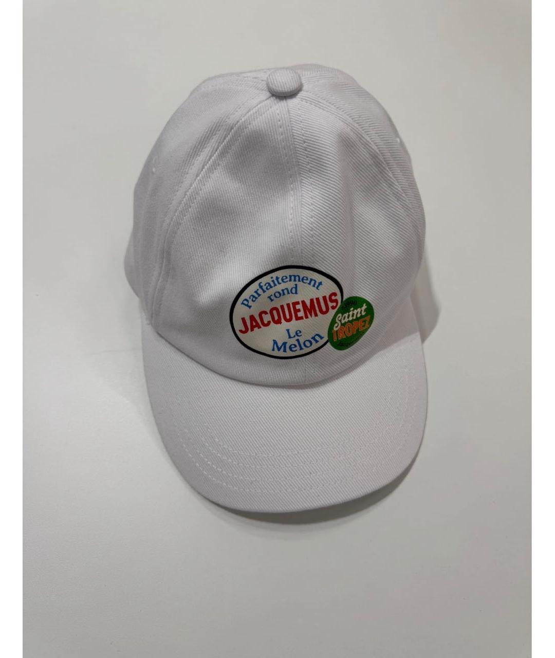 JACQUEMUS Белая хлопковая кепка/бейсболка, фото 3