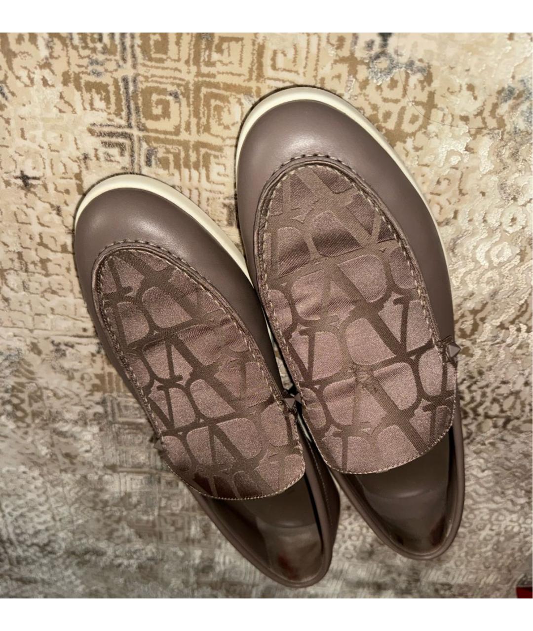 VALENTINO Бежевые лоферы, фото 4