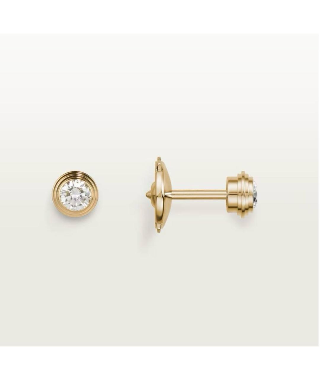 CARTIER Золотые серьги из розового золота, фото 2