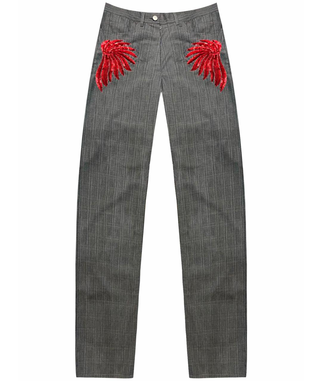 DRIES VAN NOTEN Шерстяные брюки широкие, фото 1