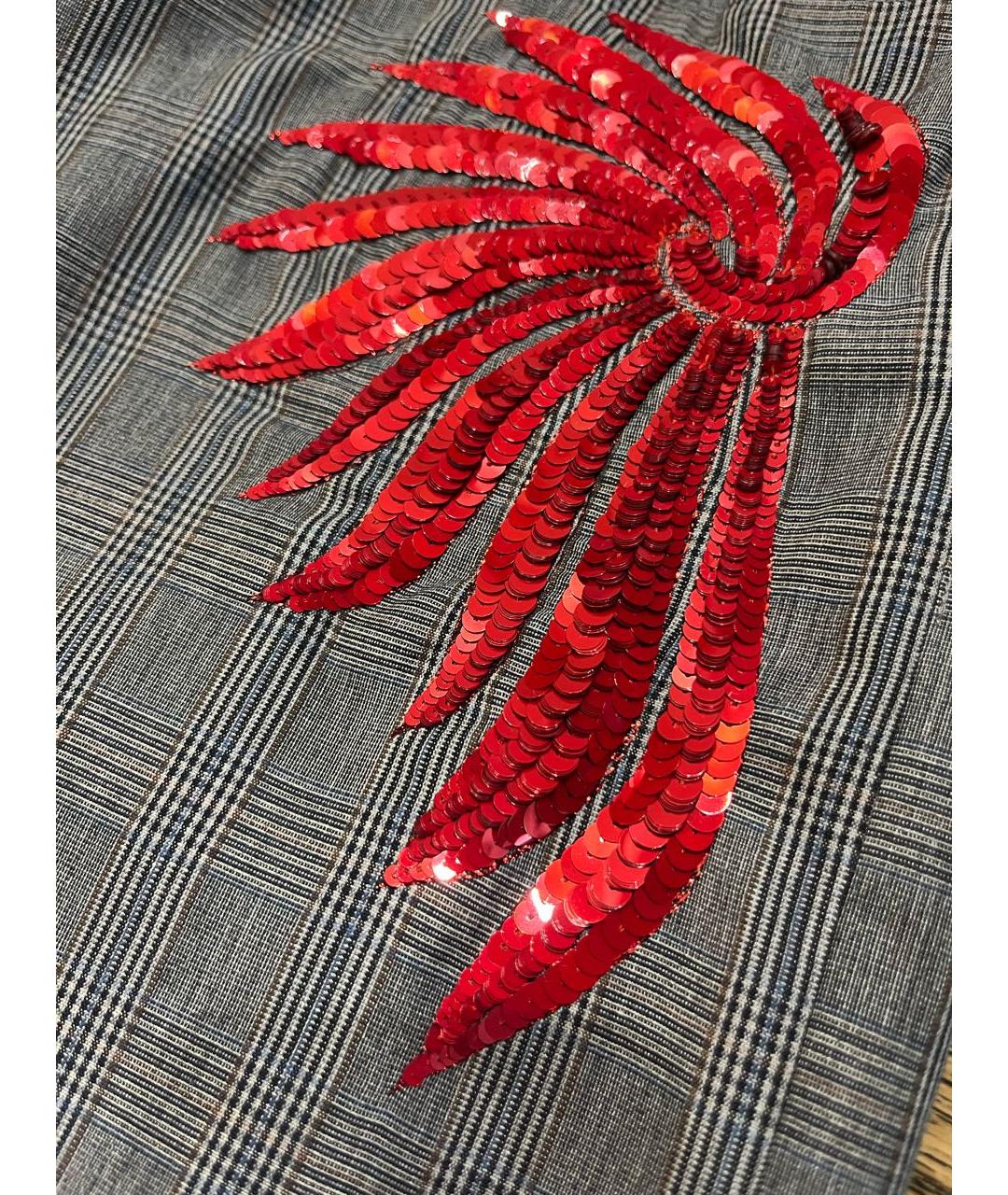 DRIES VAN NOTEN Шерстяные брюки широкие, фото 4