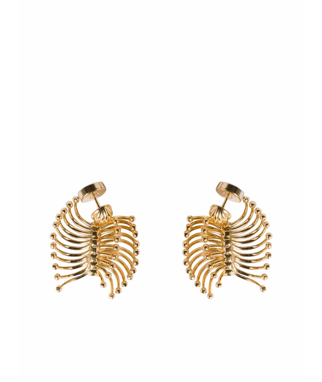 MIU MIU Золотые латунные серьги, фото 1